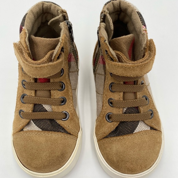 Toddler Burberry Sneaker House Check Shoes Size 21 - Picture 5 of 8